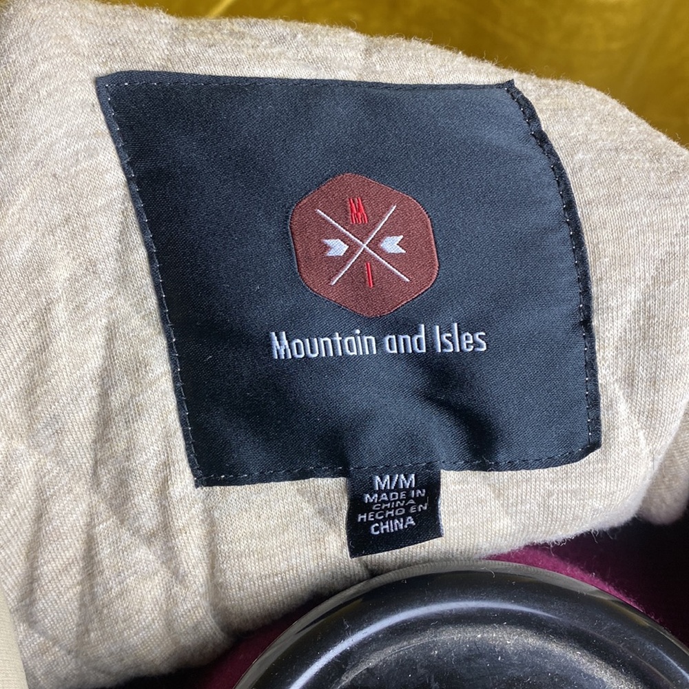 Collared Quilted Pattern Pull Over 3/4 Button Dow… - image 3